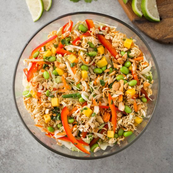 Crunchy Thai Ramen Noodle Salad