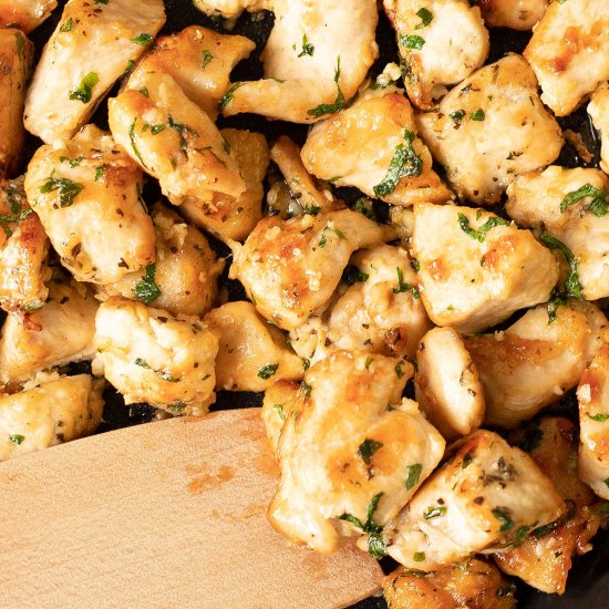 Garlic Butter Chicken Bites