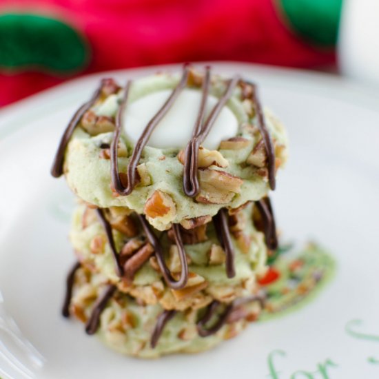 Pistachio Thumbprint Cookies