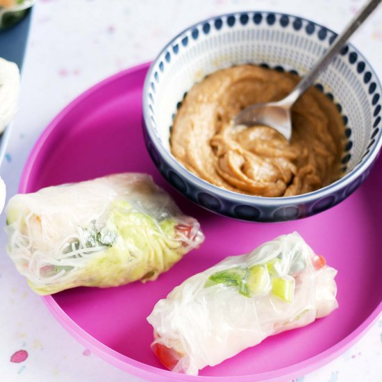 Vegetable summer rolls