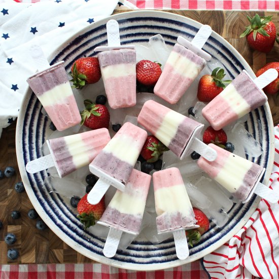 Fruit and Yogurt Popsicles