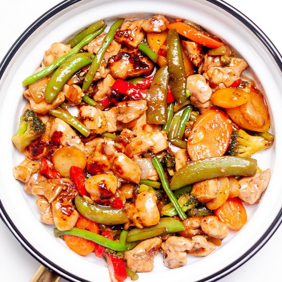 Honey Garlic Chicken Stir Fry