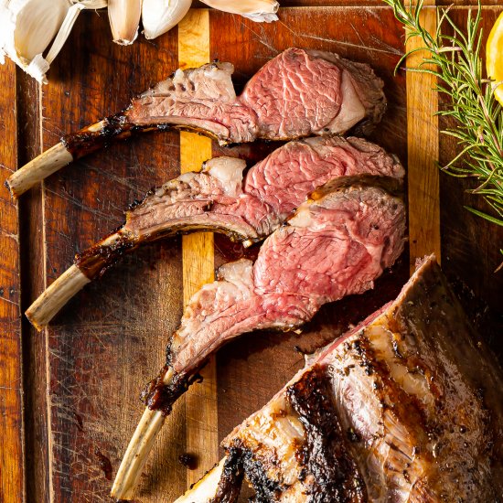 Grilled Rack of Lamb