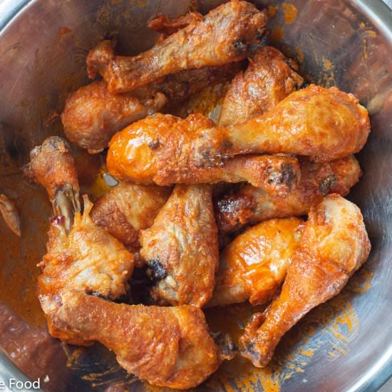 Baked Buffalo Chicken Drumsticks