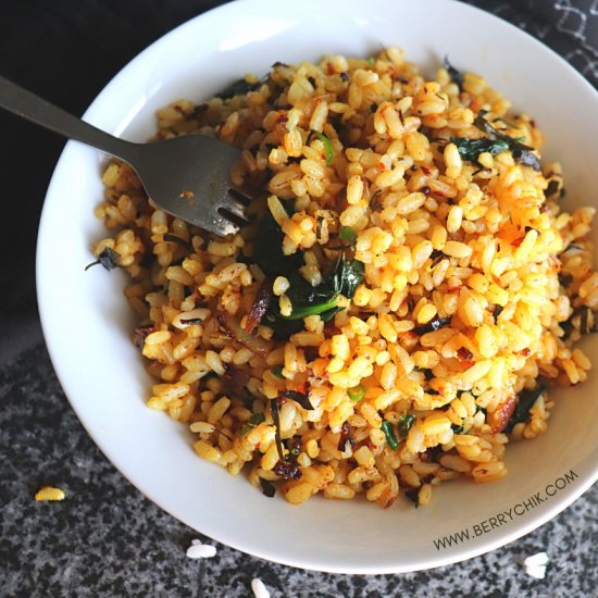 Spinach Rice Recipe | 30 min or less