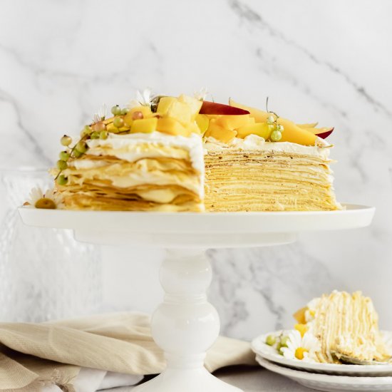 Mango Crepe Cake