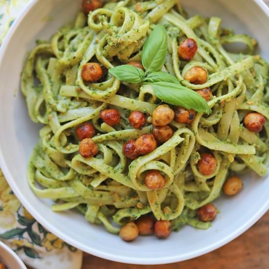 Cilantro basil pistachio pesto