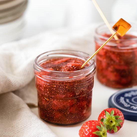 Easy Strawberry Chia Seed Jam