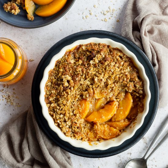 Easy Peach Crisp