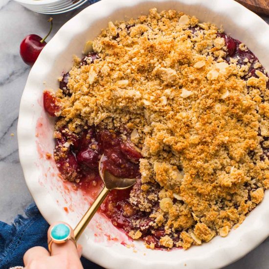 Grain Free Cherry Crumble