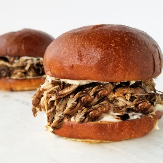 balsamic pork sandwiches