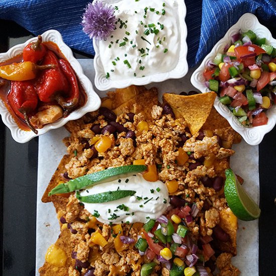 The Best Turkey Nachos