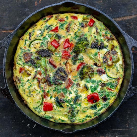 Mediterranean Vegetable Frittata