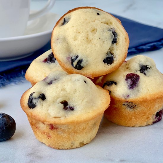 Mini Blueberry Muffins