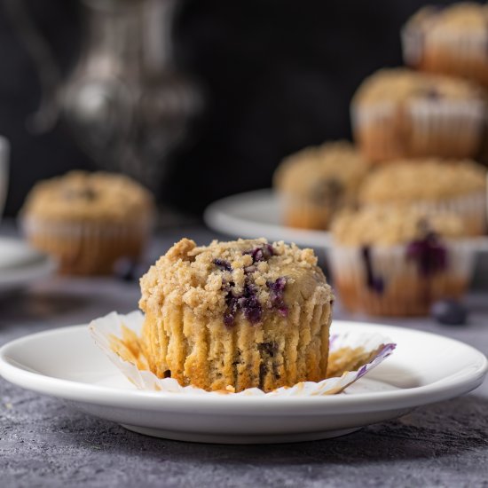 Blueberry Earl Grey Muffins