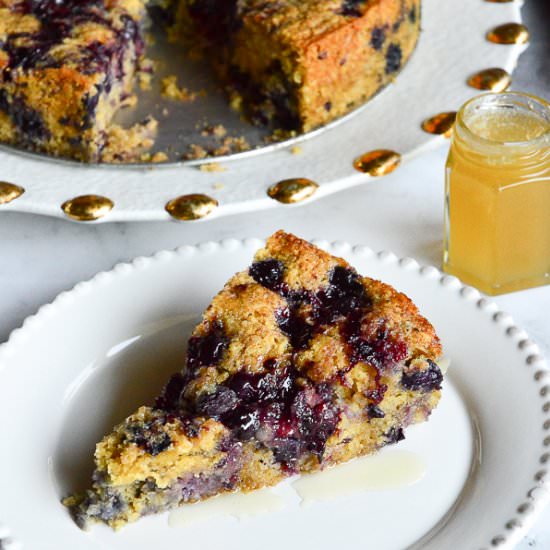 Berry Cornmeal Cake