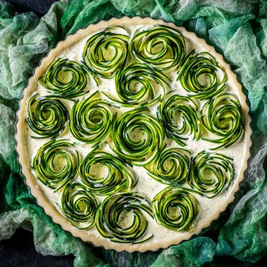 Zucchini tart