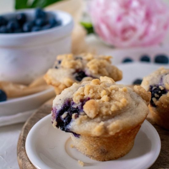 The Best Mini Blueberry Muffins