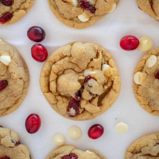 White Chocolate Cranberry Cookies