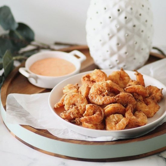 Crispy Shrimp Salad