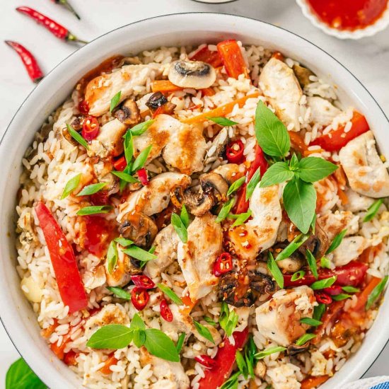 THAI CHICKEN WITH RICE