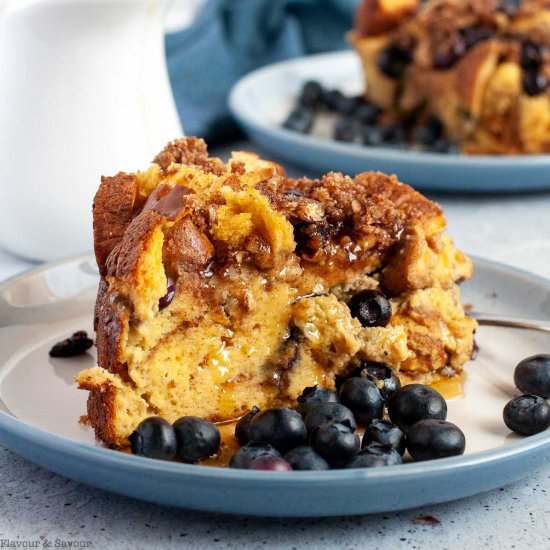 Slow Cooker Blueberry French Toast