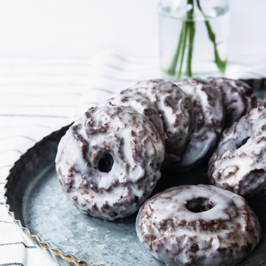 Chocolate Old-Fashioned Donuts