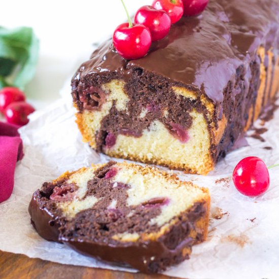 Marble Cake with Cheries