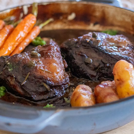 SLOW BRAISED BEEF CHEEKS