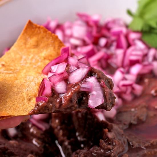 vegan black bean dip