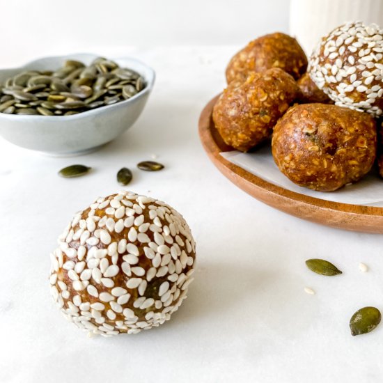 Turmeric ginger energy balls