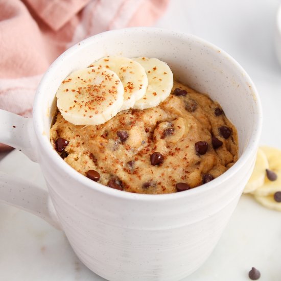 Vegan Banana Mug Cake