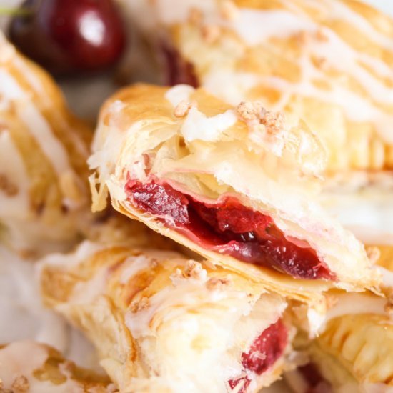 Easy Cherry Turnovers