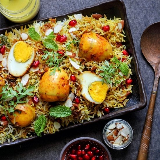 anda biryani