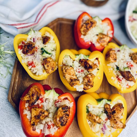 Greek Cauliflower Rice and Chicken