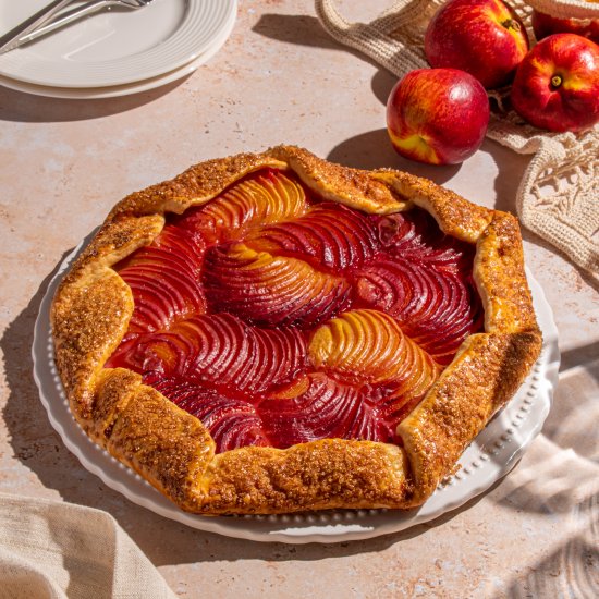 Easy Nectarine Galette