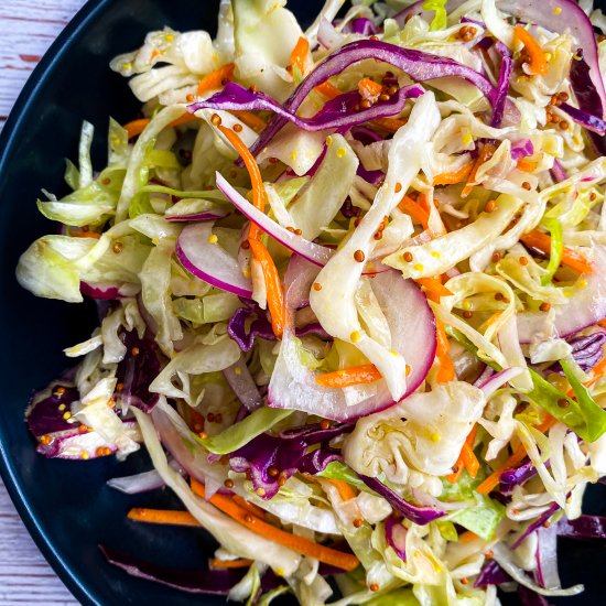 Dijon Cider Coleslaw