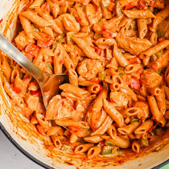 Cajun chicken pasta