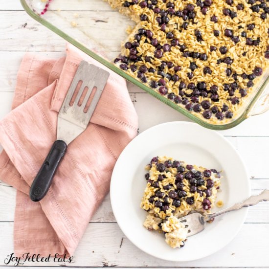 Sugar Free Baked Oatmeal