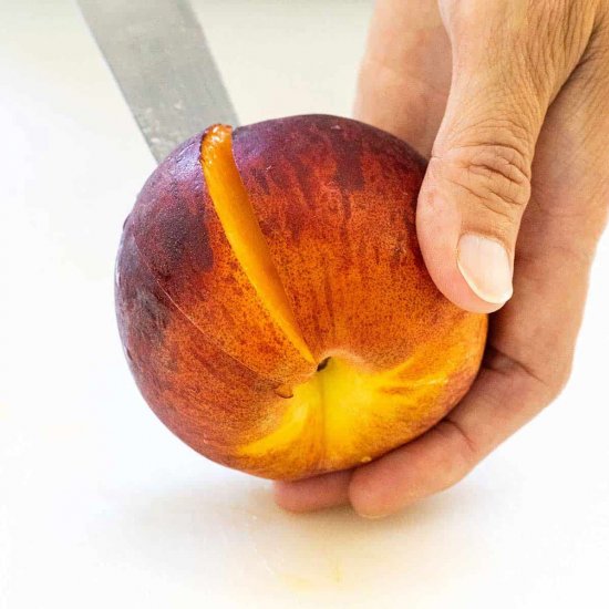 How to Cut a Peach