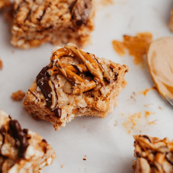 Peanut Butter Rice Krispie Treats