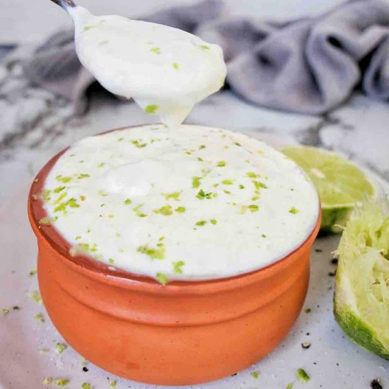 Lime Yogurt Sauce