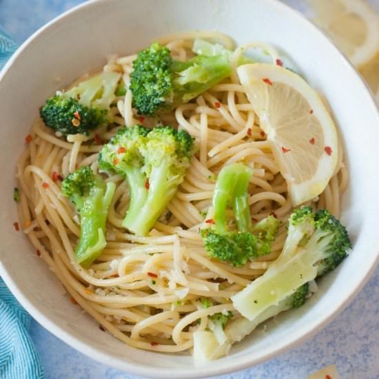 lemon broccoli pasta