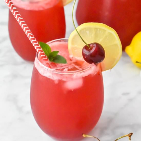 Homemade Cherry Lemonade