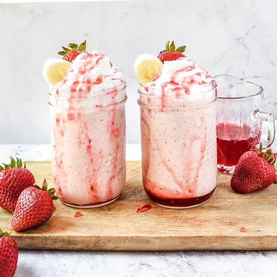 Strawberry Banana Milkshake