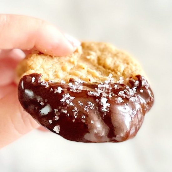 plant-based peanut butter cookies