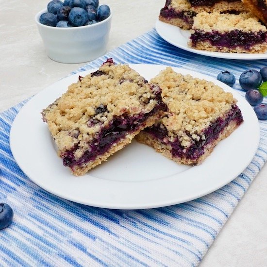 Blueberry Crumble Bars