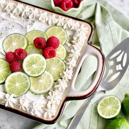 Key Lime Poke Cake