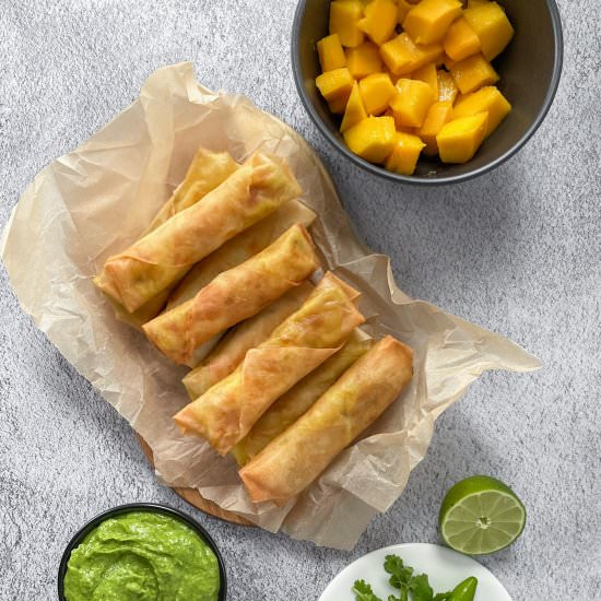 Mango Spring Rolls