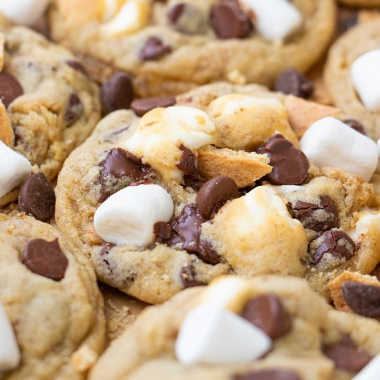 Vegan S’mores Cookies